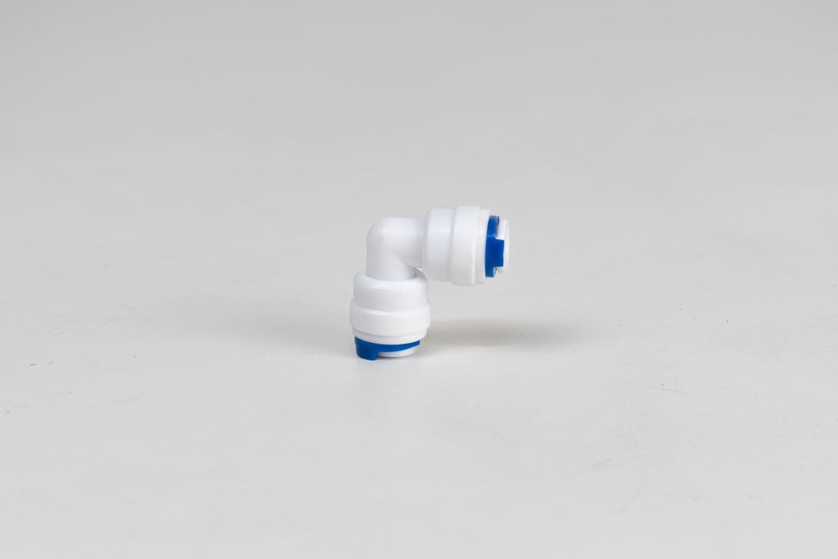 Cotovelo de Engate Rápido 1/4" Bsp Branco Hidrofiltros - Imagem 2